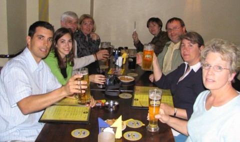 Our group in St. Petersburg